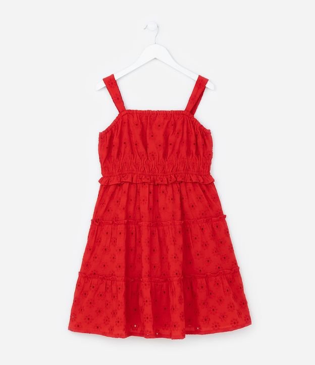 Vestido Marias Infantil en Laise con Elástico en el Busto  - Talle 5 a 14 años 2
