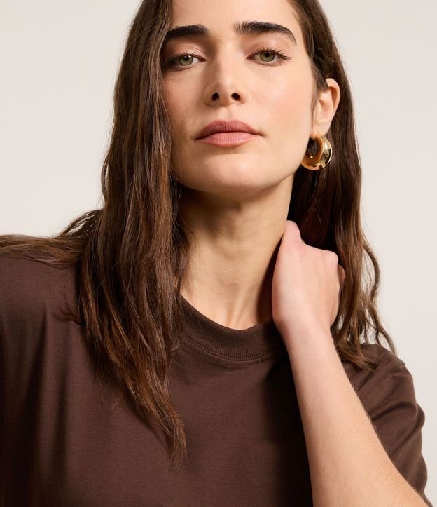 Remera en Algodón con Cuello Redondo 5
