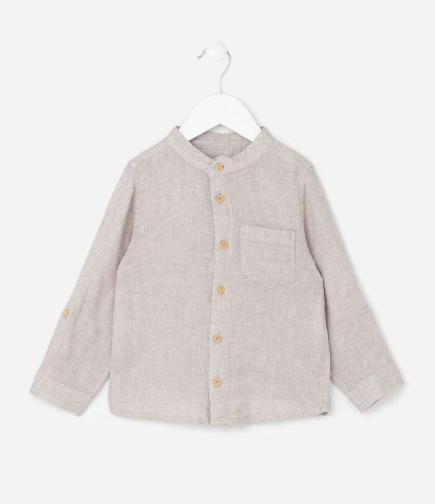Camisa Infantil con botones Contrastantes y Bolsillo - Talle 1 a 6 años 2