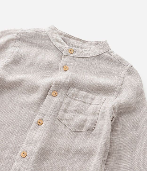 Camisa Infantil con botones Contrastantes y Bolsillo - Talle 1 a 6 años 8