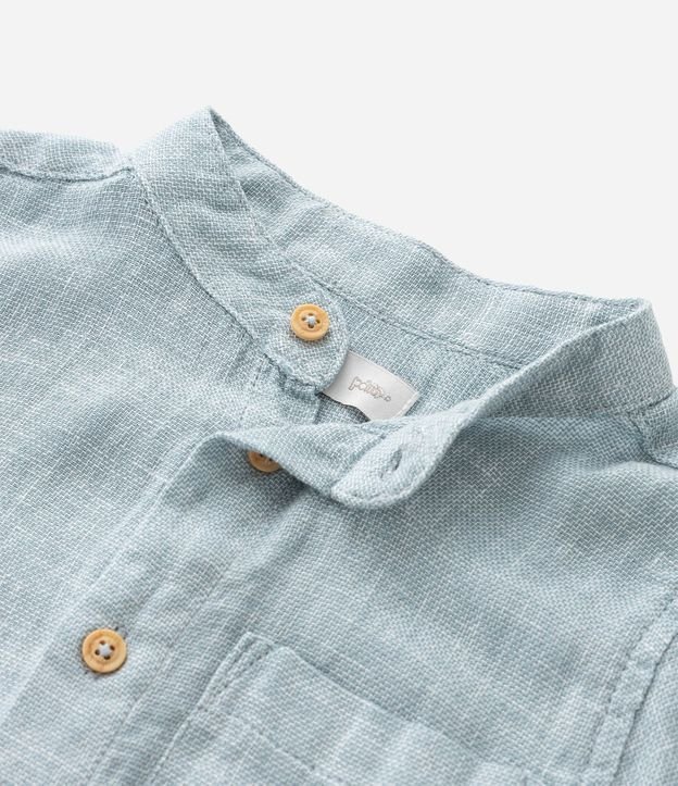 Camisa Infantil con botones Contrastantes y Bolsillo - Talle 1 a 6 años 6