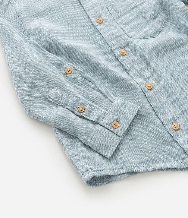 Camisa Infantil con botones Contrastantes y Bolsillo - Talle 1 a 6 años 7