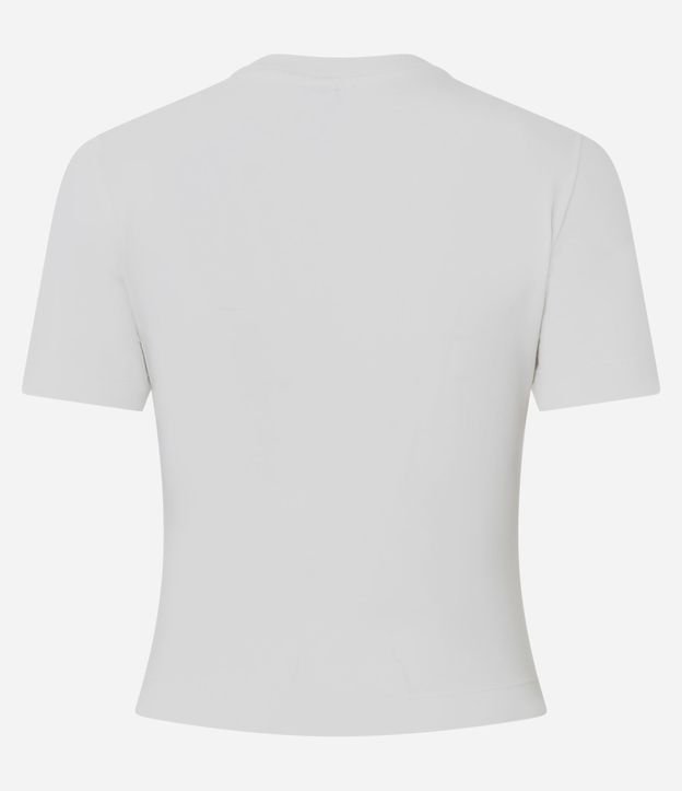 Blusa Baby Look en Algodón con Estampa USA 6