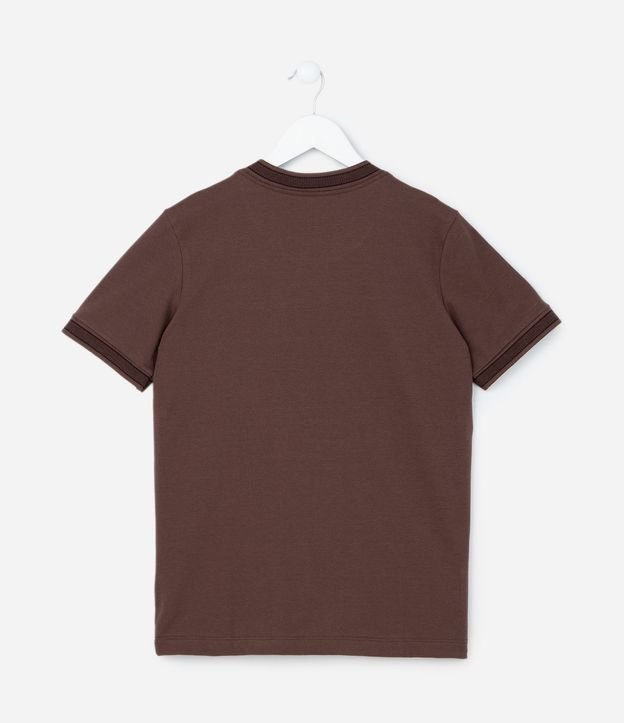 Remera Infantil Texturizada con Viés Contrastantes - 5 a 14 años 4
