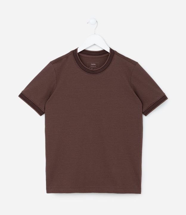 Remera Infantil Texturizada con Viés Contrastantes - 5 a 14 años 9