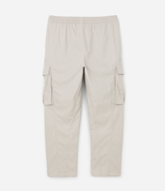 Pantalón Recto con Bolsillo Cargo 7