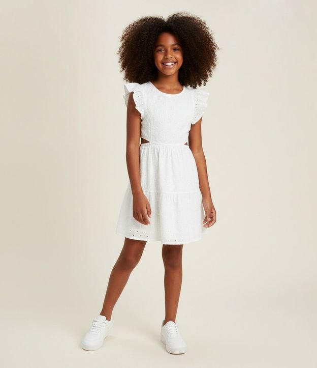 Vestido Marias Infantil en Laise con Cut Out - Talle 5 a 14 años 1