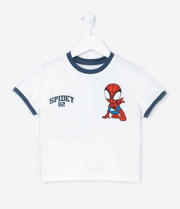 Remera Infantil Estampa Frente y Espalda Spidey - Talle 2 a 8 años 2