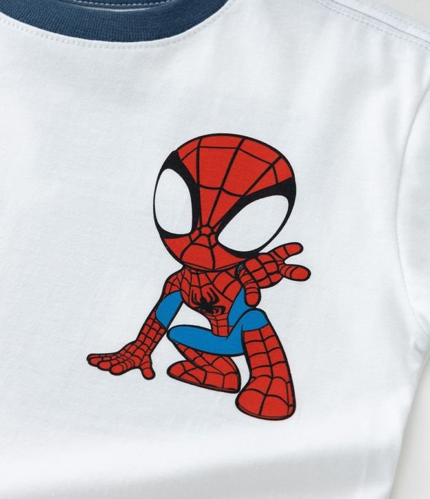 Remera Infantil Estampa Frente y Espalda Spidey - Talle 2 a 8 años 7