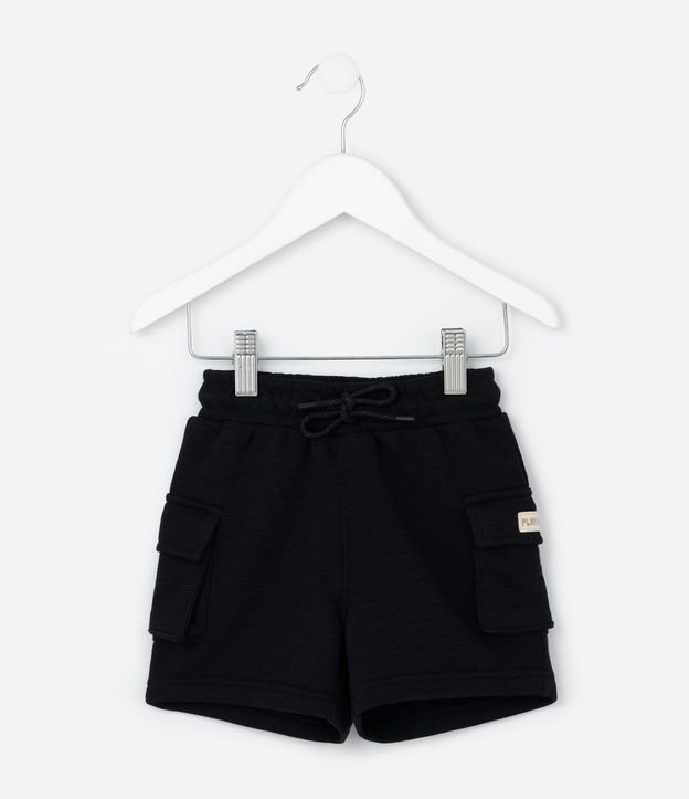 Bermuda Infantil en Algodón con Bolsillo Cargo - Talle 1 a 6 años 3