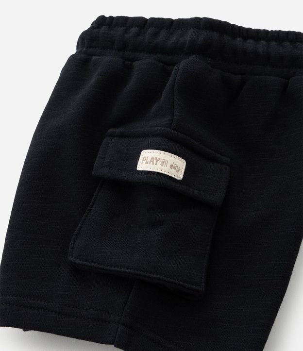 Bermuda Infantil en Algodón con Bolsillo Cargo - Talle 1 a 6 años 7