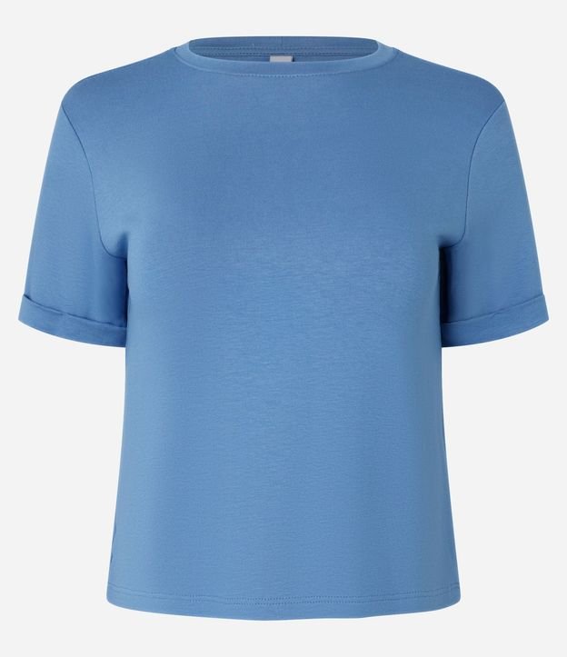 Blusa Básica en Viscosa con Manga Dobrada 6