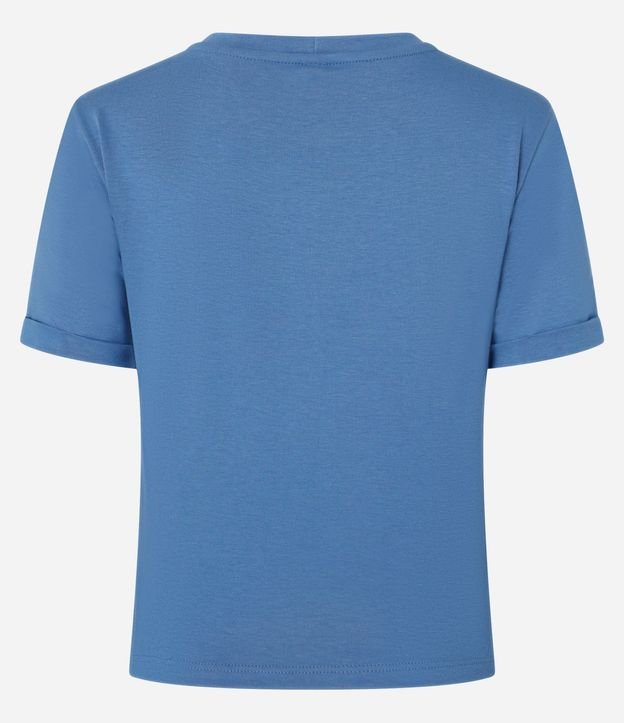 Blusa Básica en Viscosa con Manga Dobrada 7