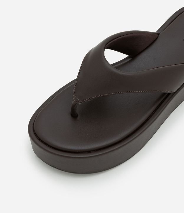 Ojota Flatform con Tiras Anchas 7