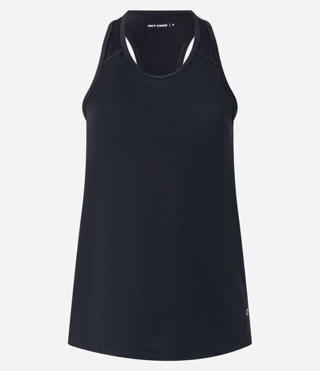 Musculosa Nadador Deportiva en Microfibra con Textura 3