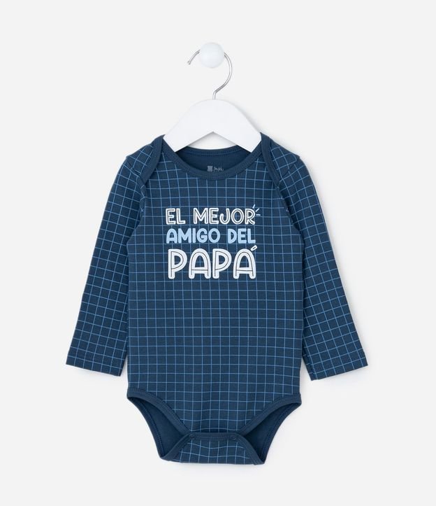 Body Infantil con Lettering Mejor Amigo del Papá - Talle RN a 18 meses