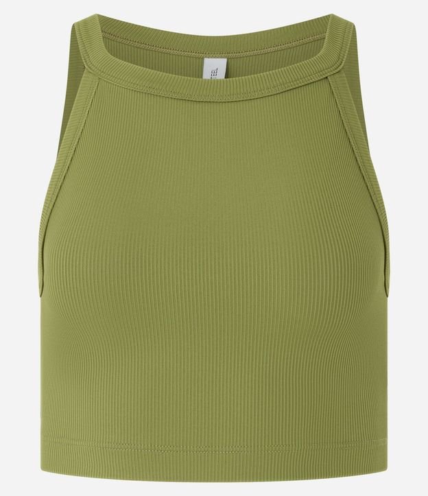 Blusa en Rib con Cuello Halter 6