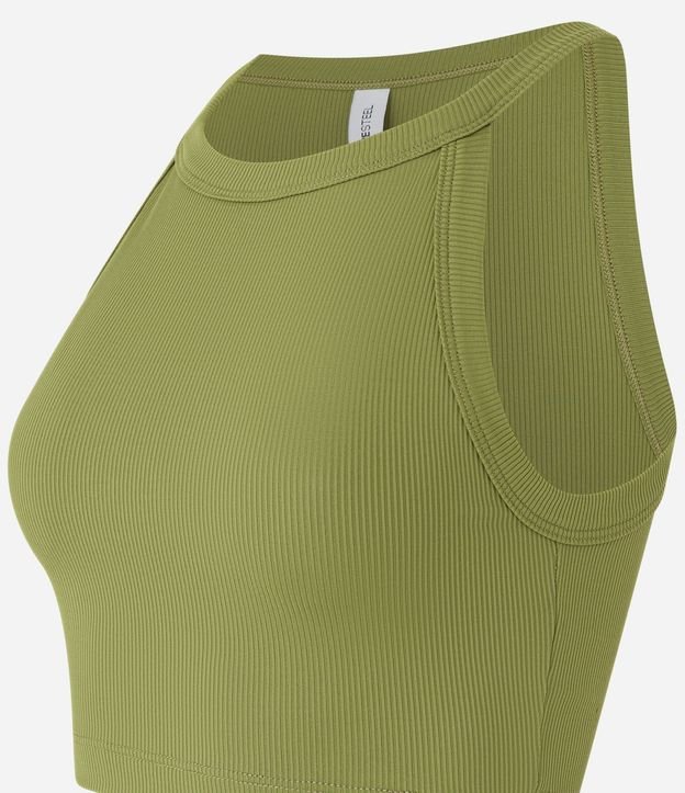 Blusa en Rib con Cuello Halter 7