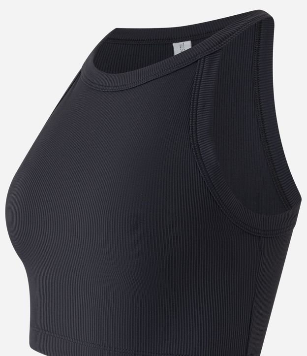 Blusa en Rib con Cuello Halter 8