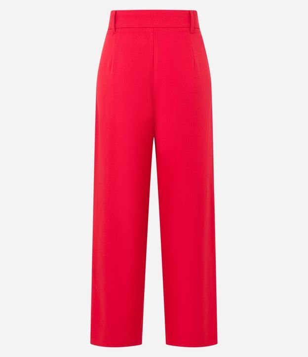 Pantalón Wide Leg Sastrería con Cintura Doble y Detalle de Remache 7