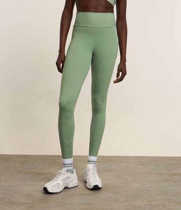 Pantalón Legging Deportiva en Microfibra con Bolsillo Interno en la Cintura 3