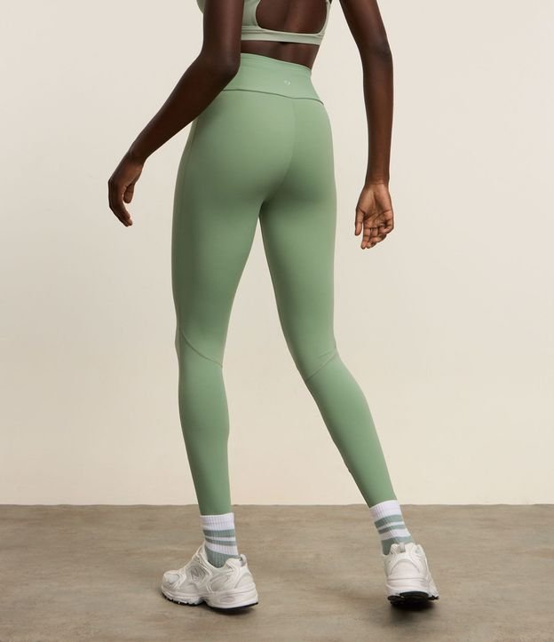 Pantalón Legging Deportiva en Microfibra con Bolsillo Interno en la Cintura 4