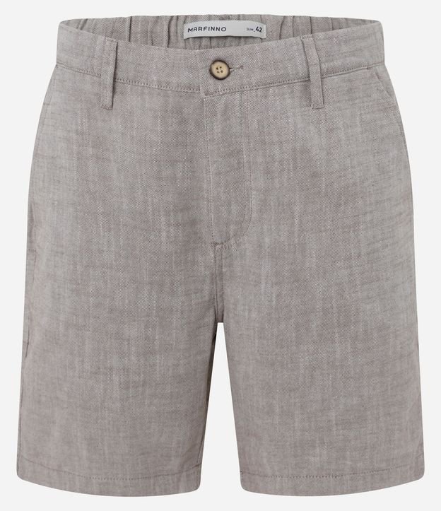 Bermuda en Oxford con Cintura Ajustable 5