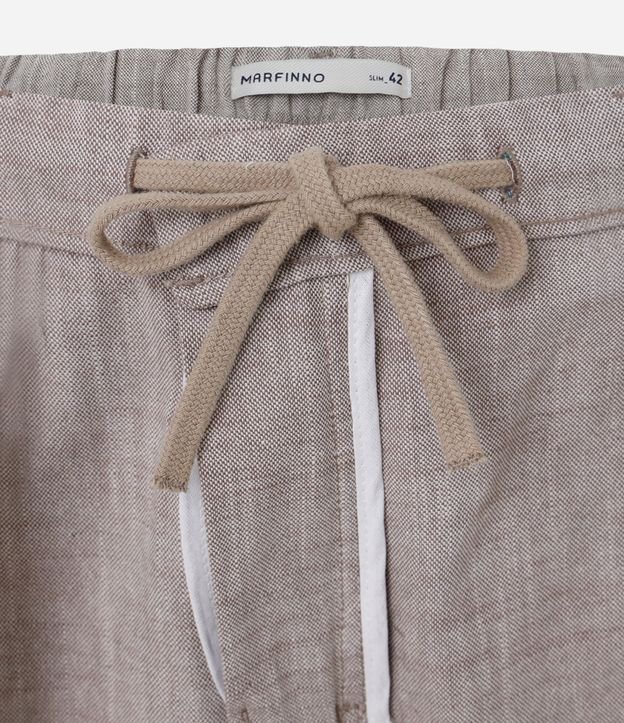 Bermuda en Oxford con Cintura Ajustable 7