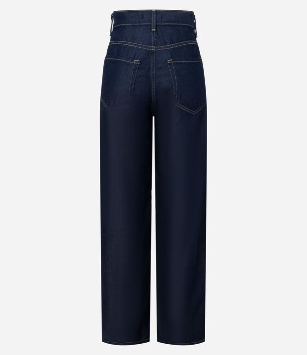 Pantalón Recto en Jeans Raw con Cintura Alta 6