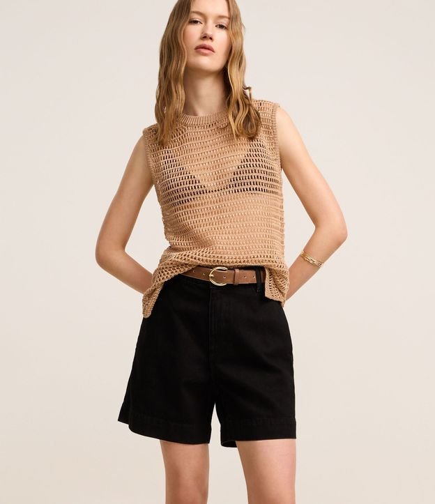 Short en Jeans con Cintura Alta 2
