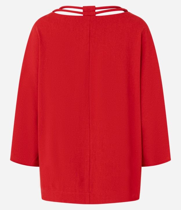 Kimono Alargado en Viscolino con Cuerdas Dobles 5