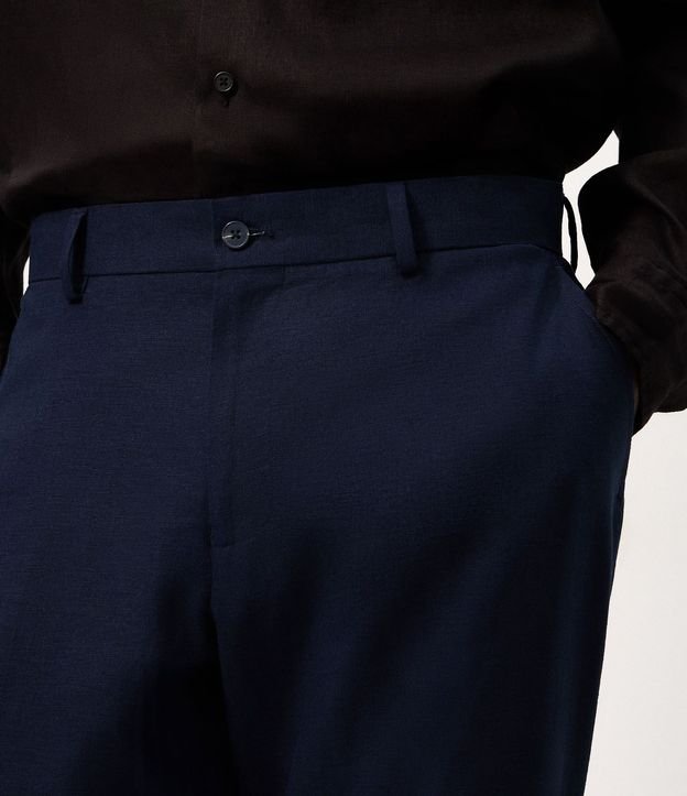 Pantalón Relaxed en Viscolino con Cintura Trabilla 7