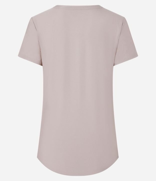 Remera Deportiva en Microfibra con Estampa Ondas 5