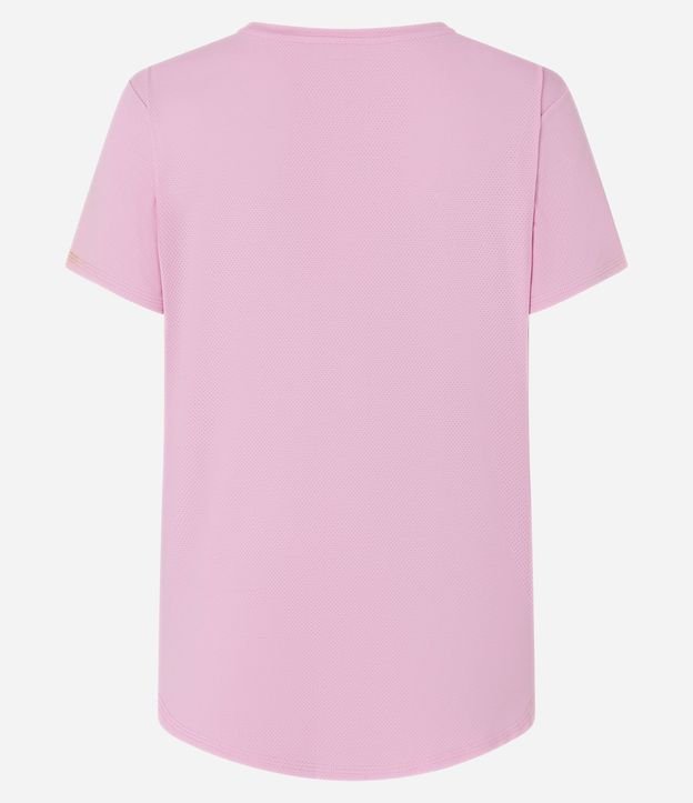 Remera Deportiva en Microfibra Perforada con Estampa de Ícones 6