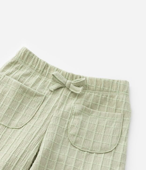 Conjunto Infantil Texturizado con Lacitos y Pantalón Wide Leg - Talle 1 a 6 años 11