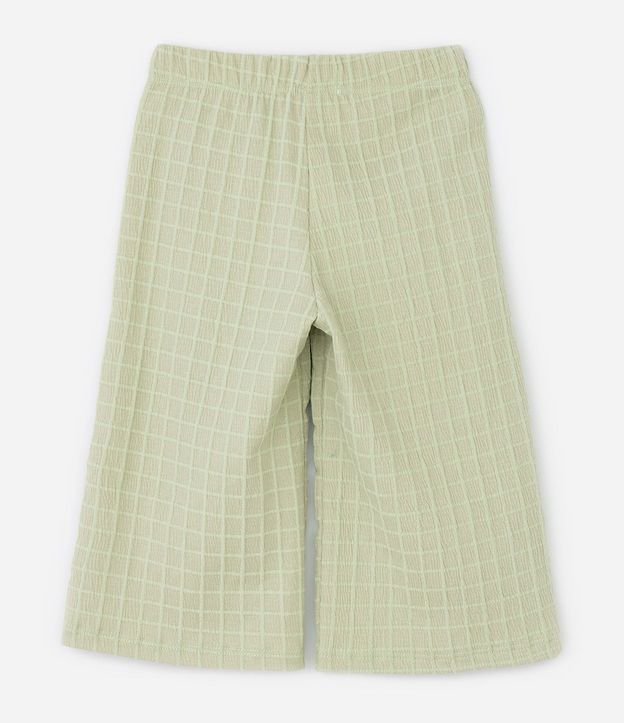 Conjunto Infantil Texturizado con Lacitos y Pantalón Wide Leg - Talle 1 a 6 años 6