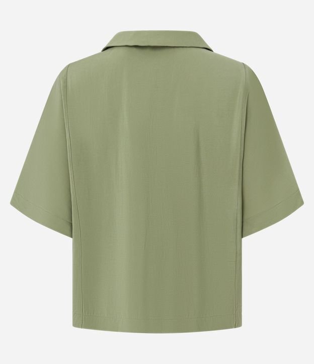 Blusa en Viscosa con Recorte y Manga Ampla 6
