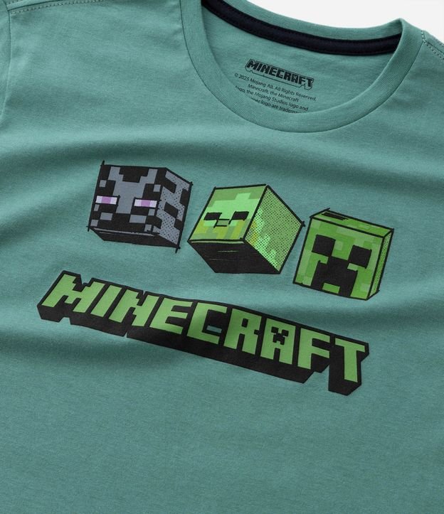Pijama Infantil con Estampa Minecraft - Talle 5 a 4 años 10