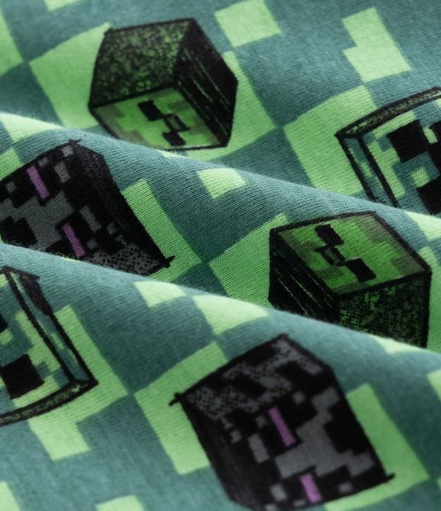 Pijama Infantil con Estampa Minecraft - Talle 5 a 4 años 7