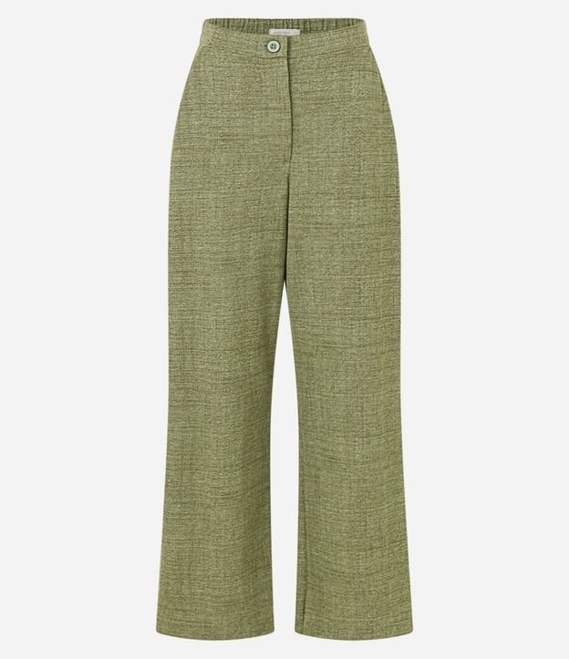 Pantalón en Orly con Fondo Melange y Cintura Elástica 5