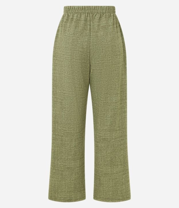 Pantalón en Orly con Fondo Melange y Cintura Elástica 6