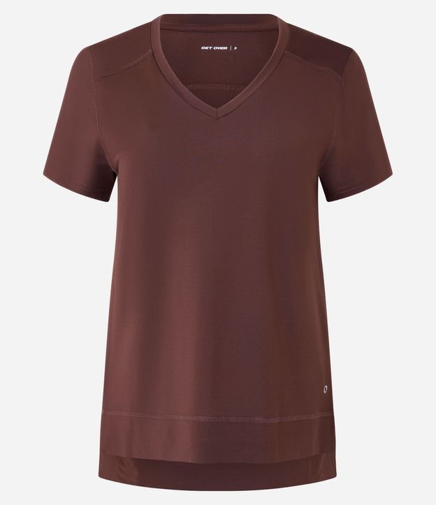 Remera Deportiva en Microfibra Agujerada con Ruedo Mullet 5