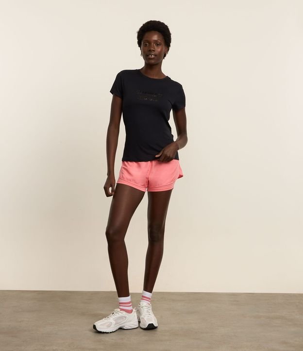 Bermuda Runner Deportiva con Bolsillo en la Cintura