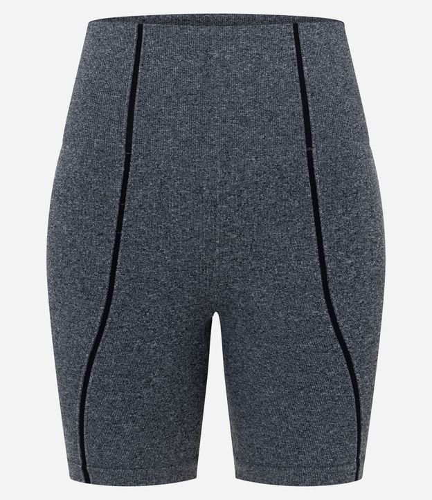 Bermuda Deportiva Seamless Texturizada con Detalle Jacquard Ondas