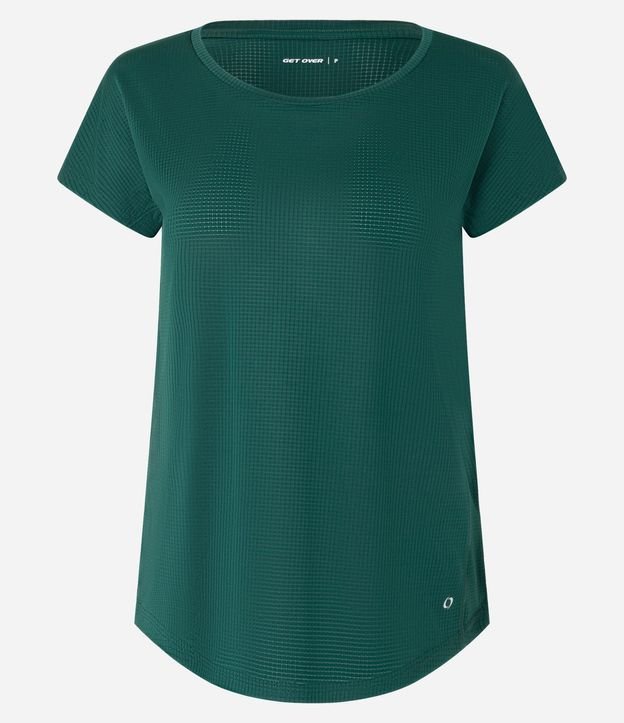 Remera en Microfibra con Escote Redondo 4