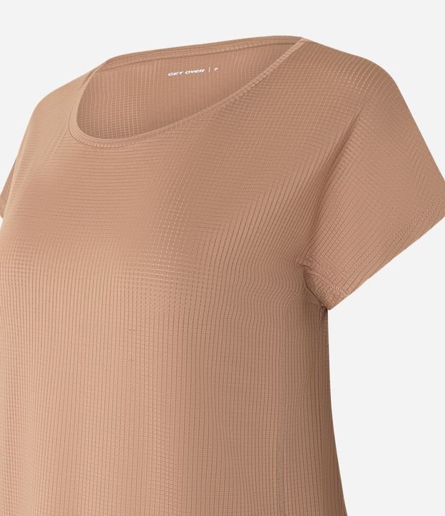 Remera en Microfibra con Escote Redondo 4