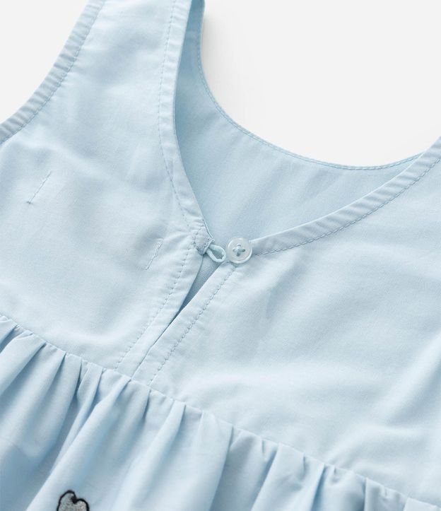 Vestido Balonê Infantil con Bordados de Lazos - Talle 1 a 6 años 5