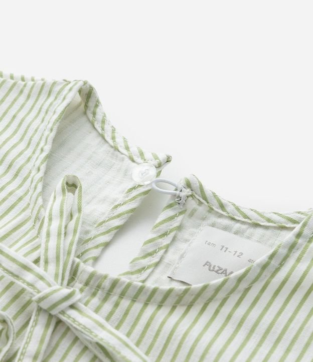 Blusa Infantil con Lacitos y Rayas - Talle 5 a 14 años 6