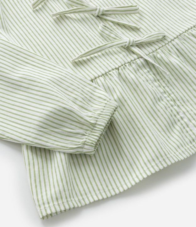 Blusa Infantil con Lacitos y Rayas - Talle 5 a 14 años 7