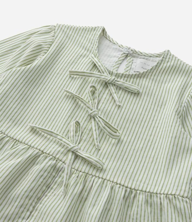 Blusa Infantil con Lacitos y Rayas - Talle 5 a 14 años 8
